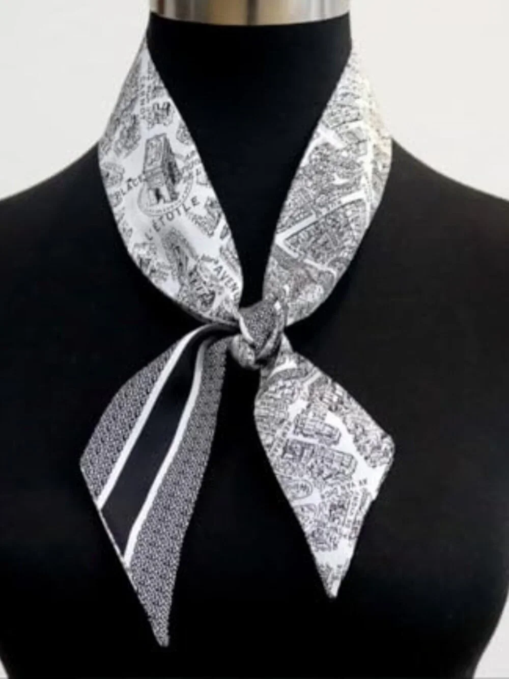 100% Mulberry Silk Scarf Hair Ribbon Handbag Wrap Tie Neckerchief for Women